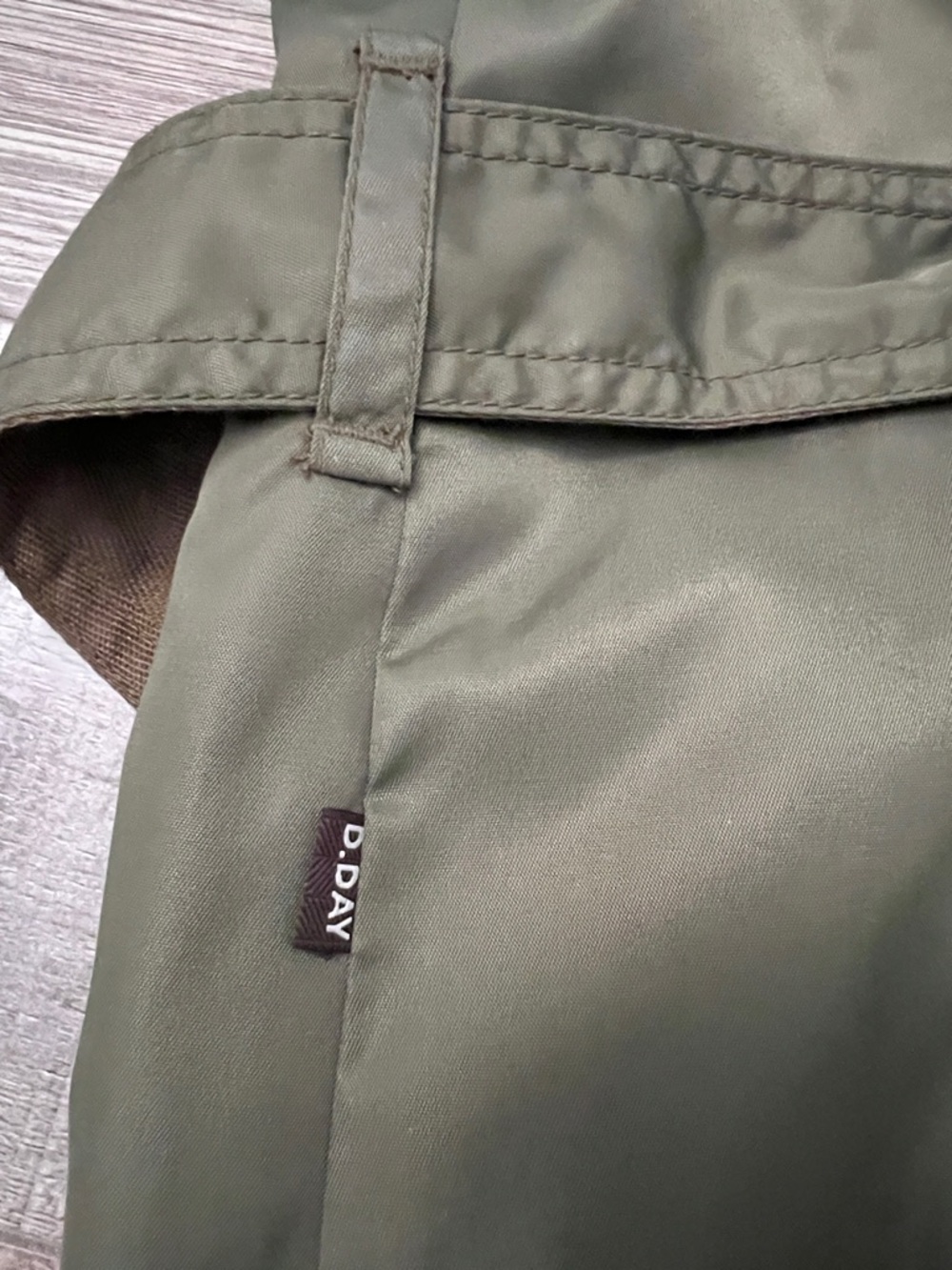 Lightweight women’s olive green utility/military style jacket sz S - Picture 14 of 14